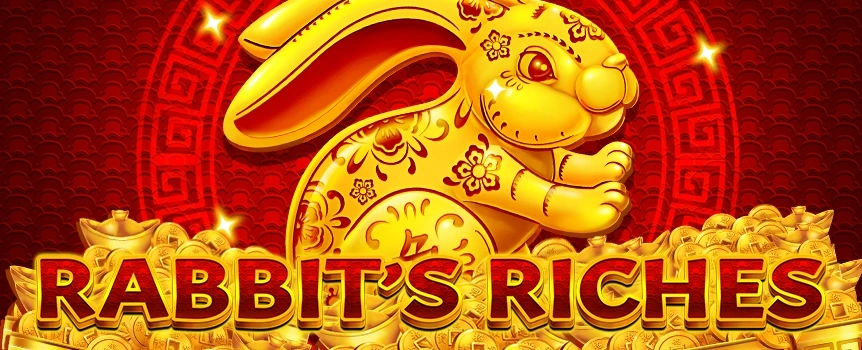Rabbit’s Riches is inspired by the Year of the Rabbit and offers fun on every spin. Play this volatile slot at Joe Fortune and win up to 1,200x your bet!