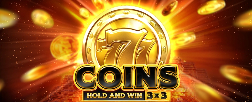 Give the action-packed 777 Coins online slot a try here at Joe Fortune and see if you can bag the max win of over 6,000x your bet during the Hold & Win bonus!