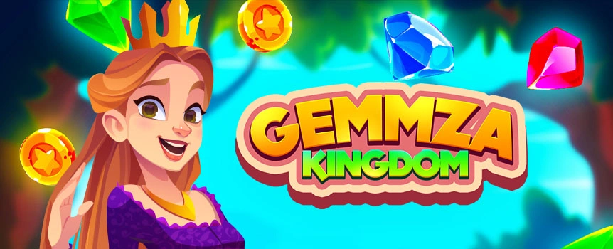 Gemmza Kingdom is a 5 Row, 6 Reel, Pay Anywhere pokie with Cash Prizes up to 15,000x your stake! Spin the Reels today.
