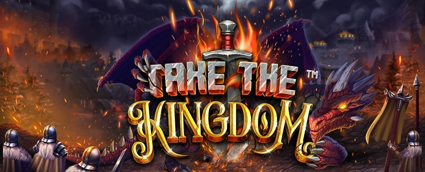 Take the Kingdom is an exceptional 5x5 online slot with 100 paylines at Joe Fortune. Win a gigantic top prize worth 3,640x your bet when you play today!