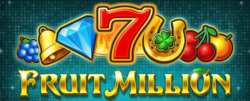 Start playing the Fruit Million online slot today at Joe Fortune and see if you can cover a payline with sevens and win a stunning 3,000x your payline bet!