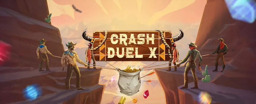 Mosey on over to Joe Fortune for a round or two of the game Crash Duel X. This Wild West tug-of-war has an Increasing Multiplier and special Side Bets. 