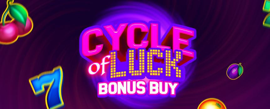Cycle of Luck Bonus Buy is a 4 Row, 5 Reel, 20 Payline pokie with Colossal Prizes up to 5,000x your stake on offer. Play today.