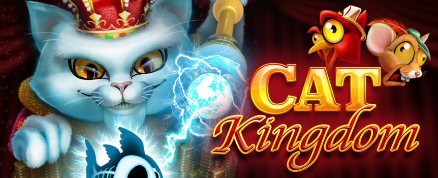 
Play Cat Kingdom, a high-octane pokie for pussycats that gives you wins and free spins at Joe Fortune!

