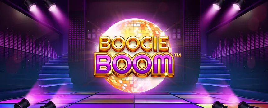 Pretend you’re back in the 1970s at a hopping disco party when you play the Boogie Boom online slot game at Joe Fortune.