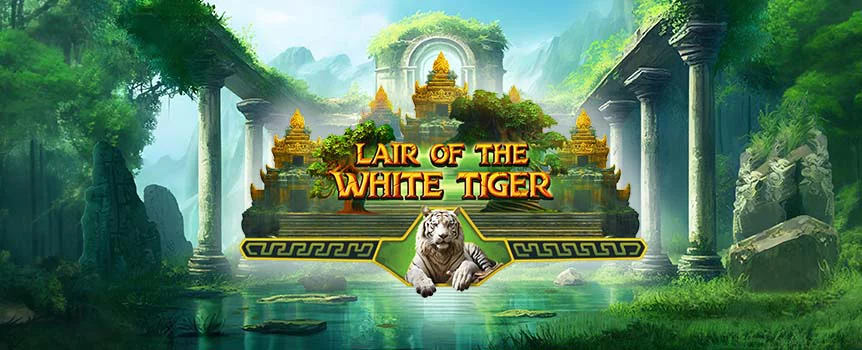 All that stands between you and big prizes is a White Tiger. Lair of the White Tiger is a jungle themed slot adventure with 720 ways to win and various jackpots and free spins! 