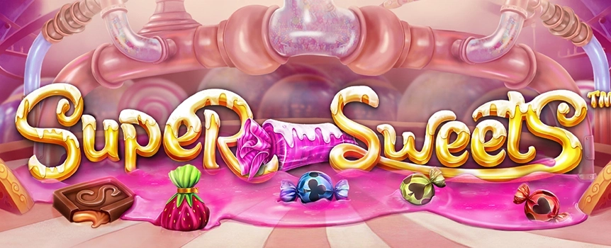 Join the sweet escapade with the Super Sweets slot, featuring Sticky Wilds, Golden Ticket Spins, and delightful surprises. Enjoy sweet victory on Joe Fortune.