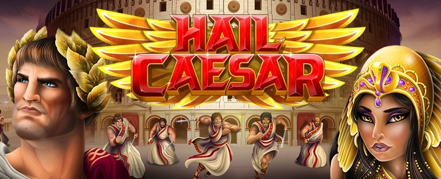 Play the incredible Hail Caesar online slot today at Joe Fortune and see if you can win the game’s top prize, which can be worth thousands of dollars!