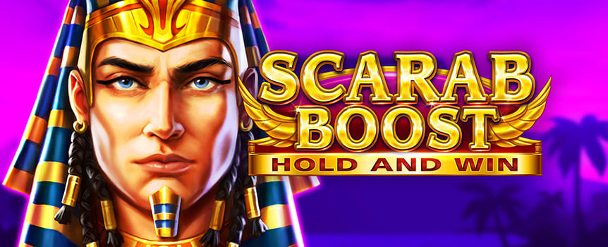 Deep beneath the majestic Pyramids of Egypt you’ll find many treasures such as Free Spins, Multipliers, and Re-Spins - plus 4 different Jackpots! Play Scarab Boost today. 