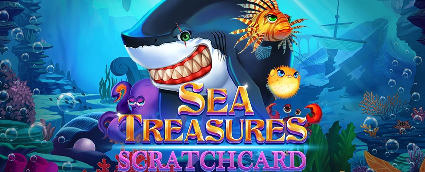 Sea Treasures is a epic 3x3 Scratchcard Game with Enormous Cash Payouts up to 6,500x your stake on offer! Play now.