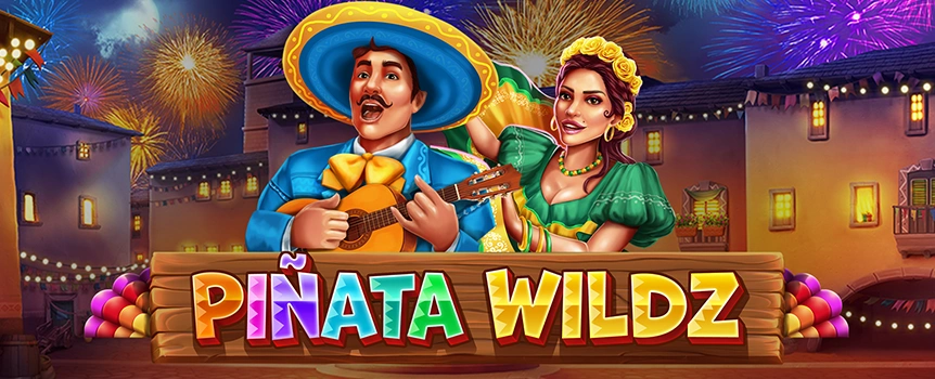 Piñata Wildz is a 3 Row, 5 Reel, 20 Payline pokie with Free Spins, Multipliers, and Gigantic Cash Prizes up to 2,500x your stake on offer!