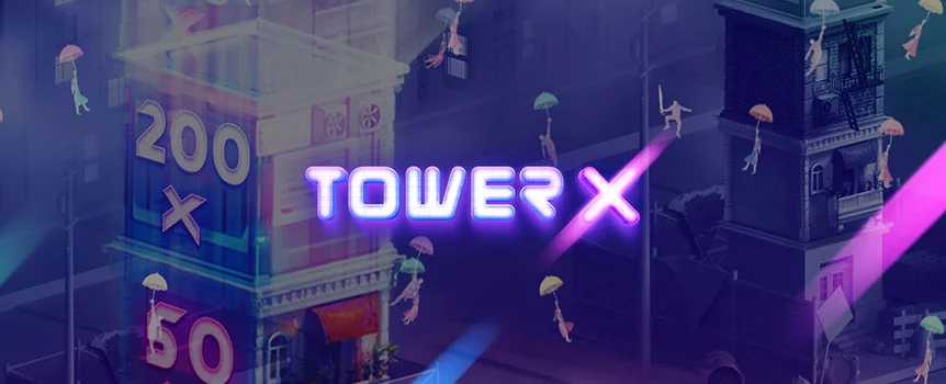 Can your towering structure go higher and higher? See how high it gets and how many Multipliers you can collect in the TowerX online game at Joe Fortune.