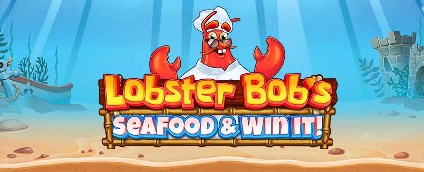 Take a trip deep underwater to see what treasures you can find by playing the Lobster Bob’s Sea Food and Win It online slot game at Joe Fortune.
