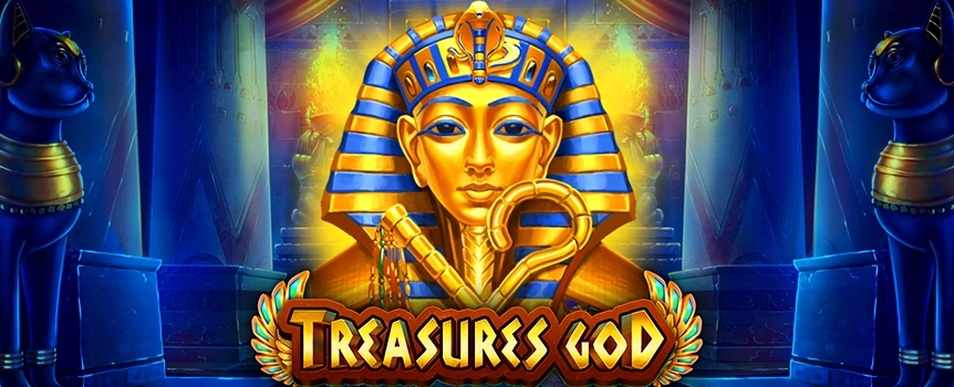 Experience the mystique of ancient Egypt with the Treasures God online slot at Joe Fortune. See if you can start the Cash Re-Spins feature and win up to 1,000x!