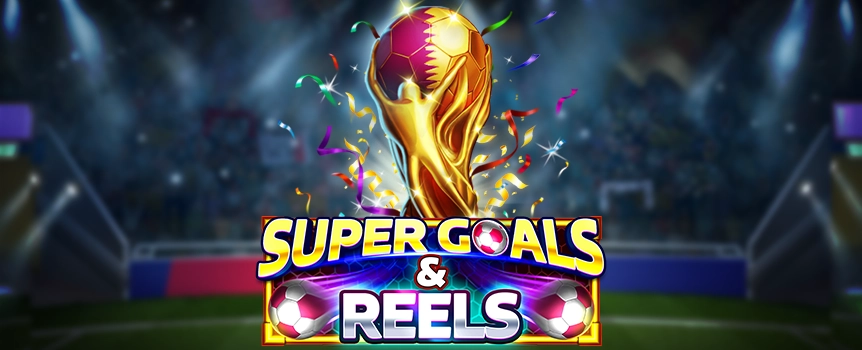 Spin the reels of the Super Goals & Reels online slot at Joe Fortune and see if you can win the game’s gigantic top prize, worth an incredible 2,500x your bet!
