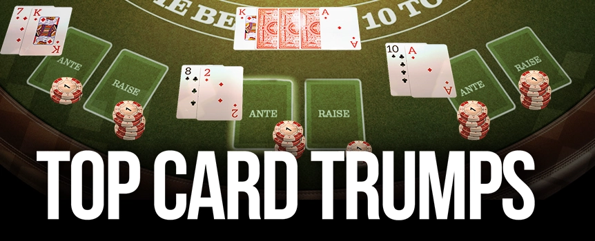 Aim high when you play Top Card Trumps at Joe Fortune Casino, and you could win prizes worth between 1x and 10x your bet. 