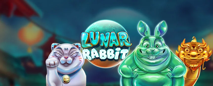 The full moon is glowing in Lunar Rabbit. Play at Joe Fortune and journey through China in search of the 20,000x your bet max win! 