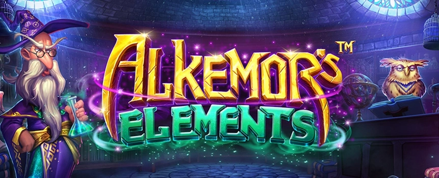 Discover the spellbinding world of the Alkemor's Elements online slot at Joe Fortune. Harness the power of the elements and spin your way to gigantic wins.
