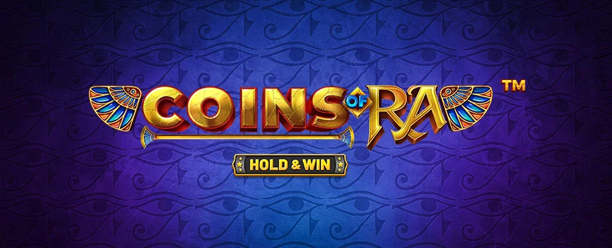 Take home historic treasures of the ancient Egyptian gods in the Coins of Ra online slot game at Joe Fortune.