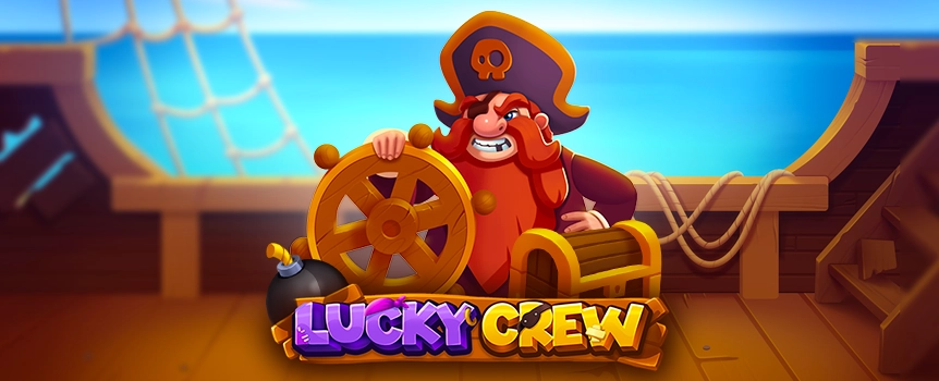 Spin the reels of the Lucky Crew online slot at Joe Fortune and see if you can scoop the game’s top prize, which comes in at an impressive 3,525x your bet.