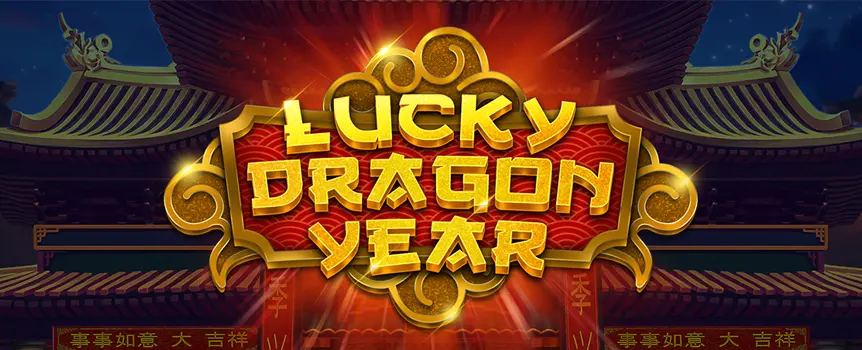 Lucky Dragon Year is a 3 Row, 3 Reel, 3 Payline pokie with Cash Prizes up to 3,000x your stake on offer! Play now.