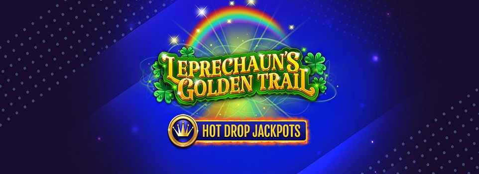 Do you have a little of the luck of the Irish? Find out by playing the Leprechaun's Golden Trail Hot Drop Jackpots  online slot game at Joe Fortune.