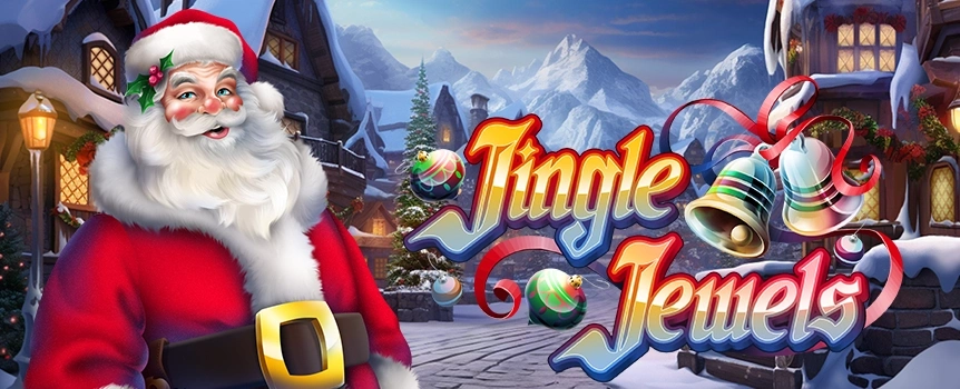 Play the festive Jingle Jewels online slot today at Joe Fortune and see if you can land the game’s gigantic top prize, which can be worth thousands of dollars.