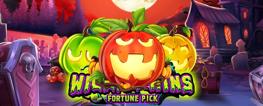 Creepy, Spooky, and Scary Bonus Features can all Multiply your Prizes by Frightening Amounts! Play Wicked Wins - Fortune Pick now.