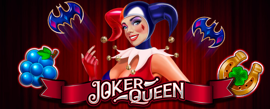 If you’re looking to play an exciting online slot with the potential to pay out some gigantic prizes, spin the reels of Joker Queen today at Joe Fortune.