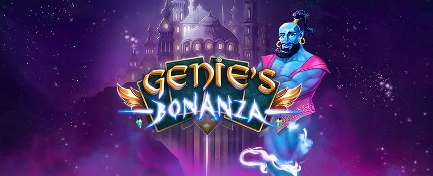 Take your three wishes and see what amazing prizes you can land when you play the Genies Bonanza online slot game at Joe Fortune.