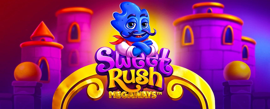 Sweet Symbols, Sweet Features, and Sweet Cash Prizes up to 12,960x your stake can be found when you play Sweet Rush Megaways!