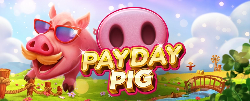 Payday Pig is an epic 3 Row, 3 Reel, 9 Payline Piggy pokie where you'll spin the Reels to score yourself gigantic Cash Prizes big enough that you’ll be able to really take home the Bacon! 