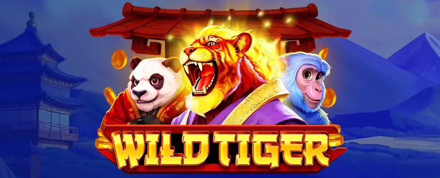 Play the simple yet fun-filled Wild Tiger online slot today at Joe Fortune and see if you can win the game’s top prize of an incredible 3,000x your bet.