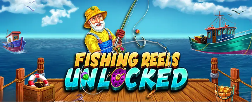 Take a Spin on Fishing Reels Unlocked today to Catch yourself Free Spins, Multipliers, Jackpots and some Colossal Cash Prizes!

