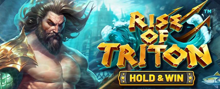 Ready for an underwater adventure? Play the great Rise of Triton online slot today at Joe Fortune and let the Greek god help you win up to 4,100x your bet!