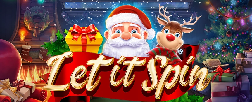 Colossal Cash Payouts can be Won when you Spin the Reels of this Festive Pokie! Play Let It Spin today.