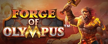 Soar high with the ancient Greek gods in Forge of Olympus. Chase glorious features like random Multipliers up to 100x, Free Spins, and tumbling reels! 