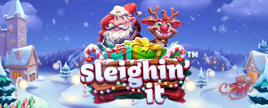 Joe Fortune invites you to a festive ride with Sleighin' It. Spin for a chance to win big with up to 568x your bet, progressive jackpots, and exciting features!