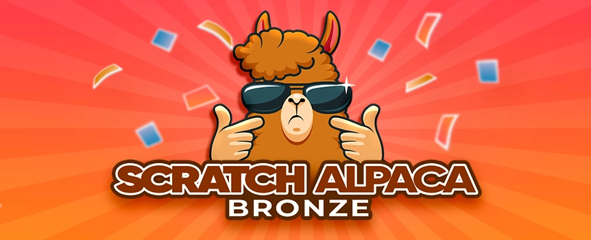 Scratch Alpaca Bronze is an exciting Scratch Card Game with Cash Prizes up to 100,000x your stake on offer! Scratch now. 
